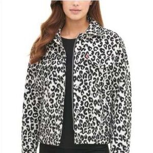 Levi’s Leopard Quilted Trucker Jacket